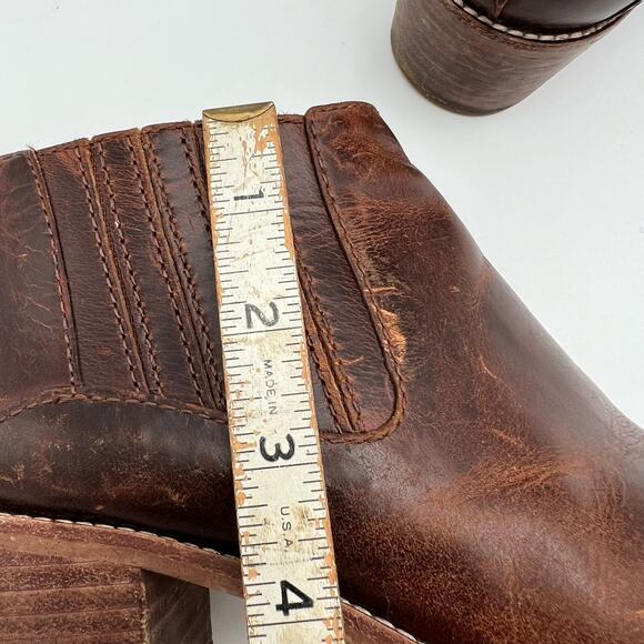 Madewell The Bonham Boot Women's 7.5 Cognac Brown Leather Pointed Toe Ankle - Picture 11 of 11